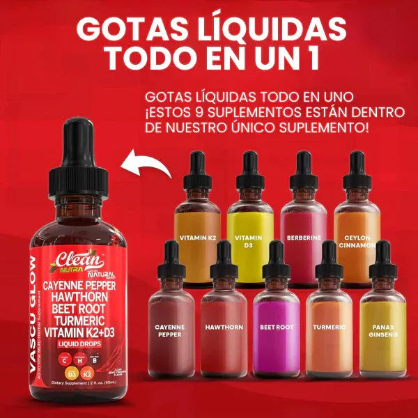 VASCU GLOW | Mejora la circulación sanguínea de una manera natural y efectiva