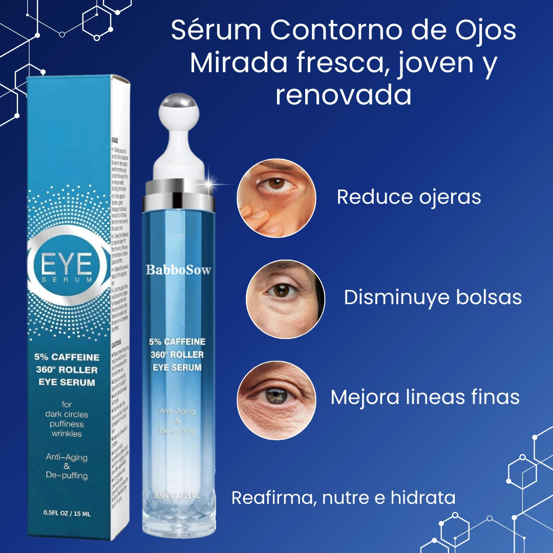 Eye Roller Serum Contorno de Ojos 2 x 1  Mirada fresca, joven y renovada