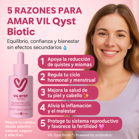 Vil Qyst Biotic | Regula tu cuerpo desde adentro naturalmente