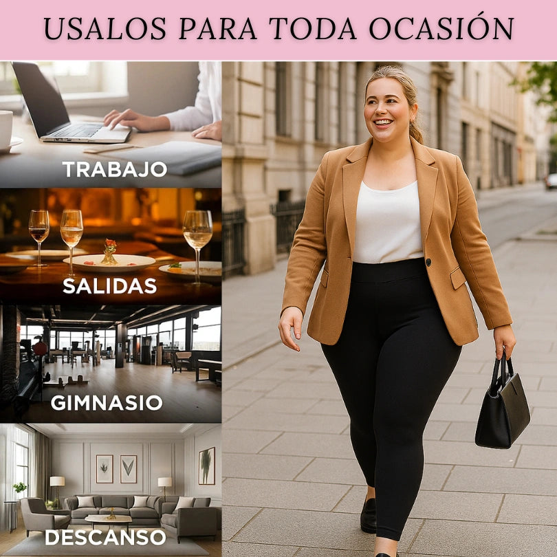 Leggings Talla Plus – Comodidad y Estilo en Cada Movimiento