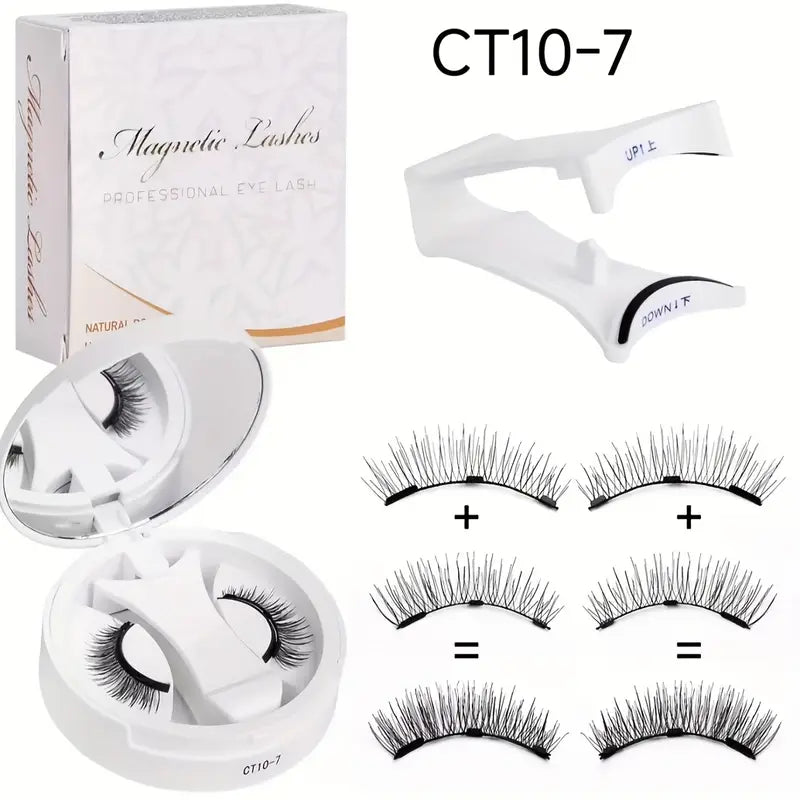 ¡Maglashes Nuevas Pestañas Magnéticas, sin pegamento ni delineador!