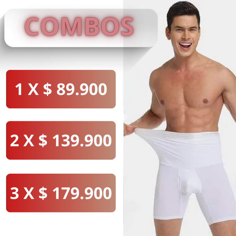 Corefit Boxer de Compresión Abdominal y Realce