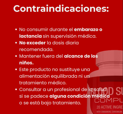 BLOOD SUGAR COMPLEX | Equilibra tu cuerpo y controla tu azúcar de forma natural