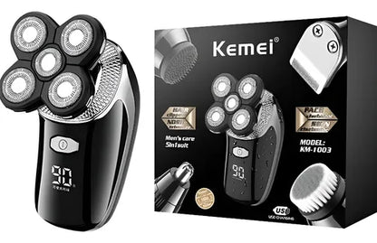 Kemei 5 en 1 – Afeitadora Multifuncional para un cuidado completo