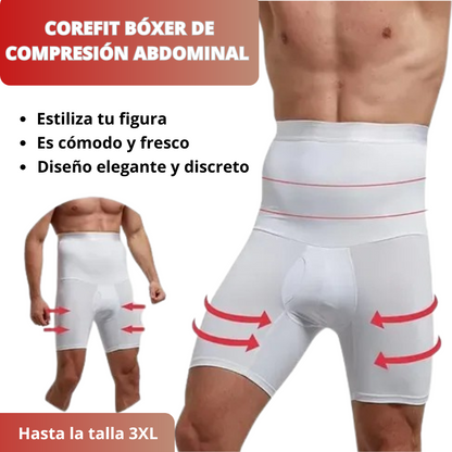 Corefit Boxer de Compresión Abdominal y Realce