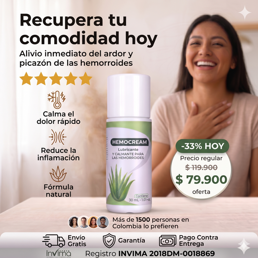 Hemocream Crema para el alivio de las hemorroides