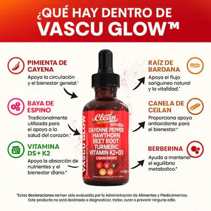 VASCU GLOW | Mejora la circulación sanguínea de una manera natural y efectiva