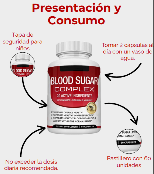 BLOOD SUGAR COMPLEX | Equilibra tu cuerpo y controla tu azúcar de forma natural
