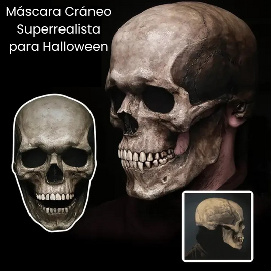Máscara Cráneo Superrealista para Halloween