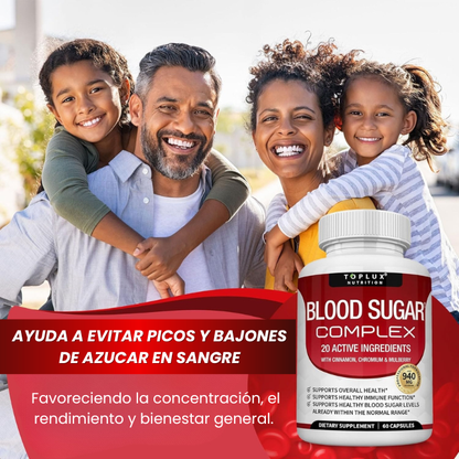 BLOOD SUGAR COMPLEX | Equilibra tu cuerpo y controla tu azúcar de forma natural