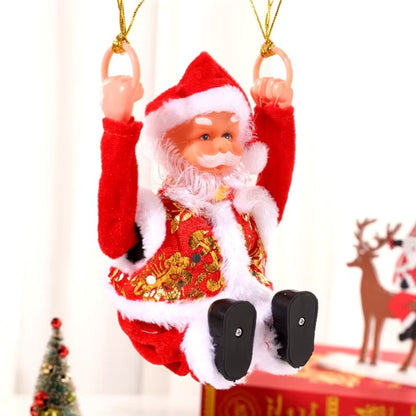 Papá Noel Musical en Paracaídas – La Decoración Navideña que Sorprende a Todos