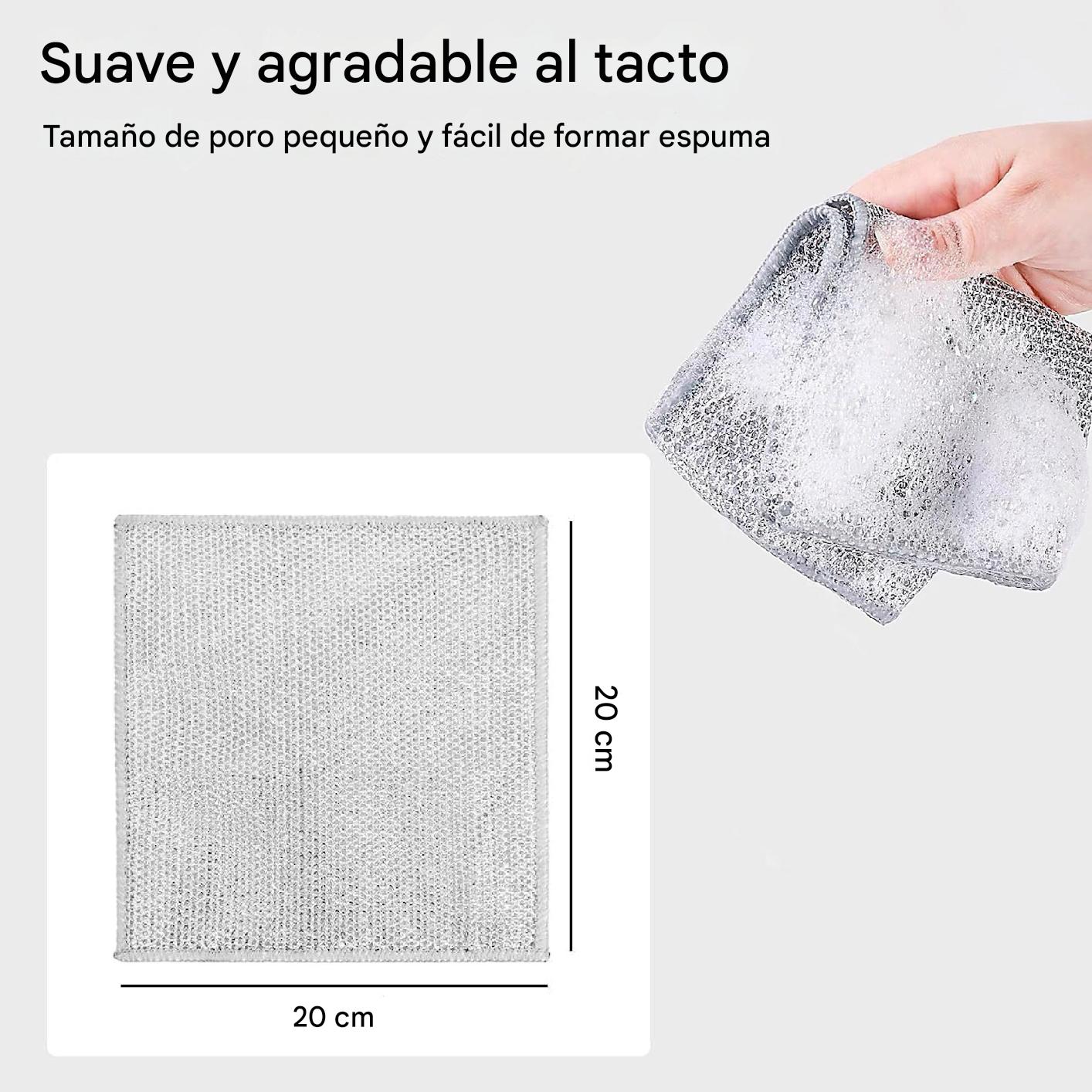 MetalClean – Paños Metálicos Multiusos Antirayones (Pack x10)
