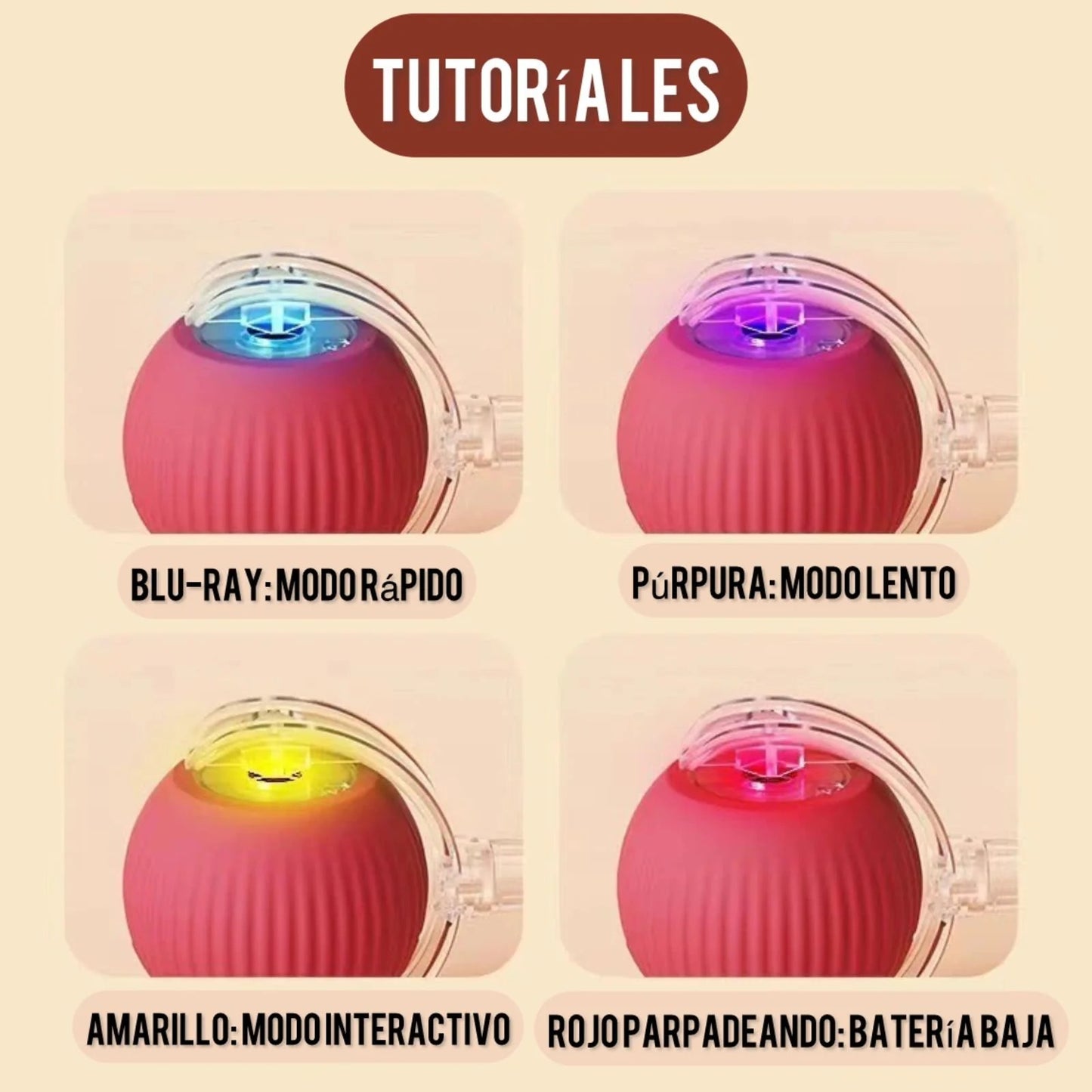 COMBO Pelota Interactiva + Guante Quita Motas | Tu gato feliz, tu casa sin pelos