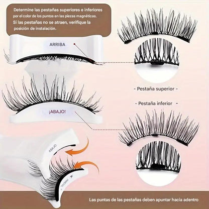 ¡Maglashes Nuevas Pestañas Magnéticas, sin pegamento ni delineador!