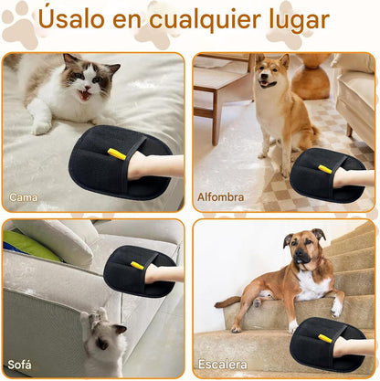 PeluClean guantes para limpieza de pelos de mascotas x 2 unidades