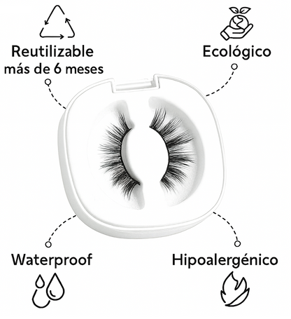 ¡Maglashes Nuevas Pestañas Magnéticas, sin pegamento ni delineador!