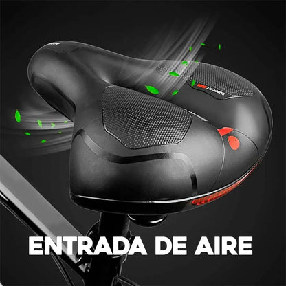 Sillín Ergonómico Premium con Luz LED y Amortiguación Avanzada