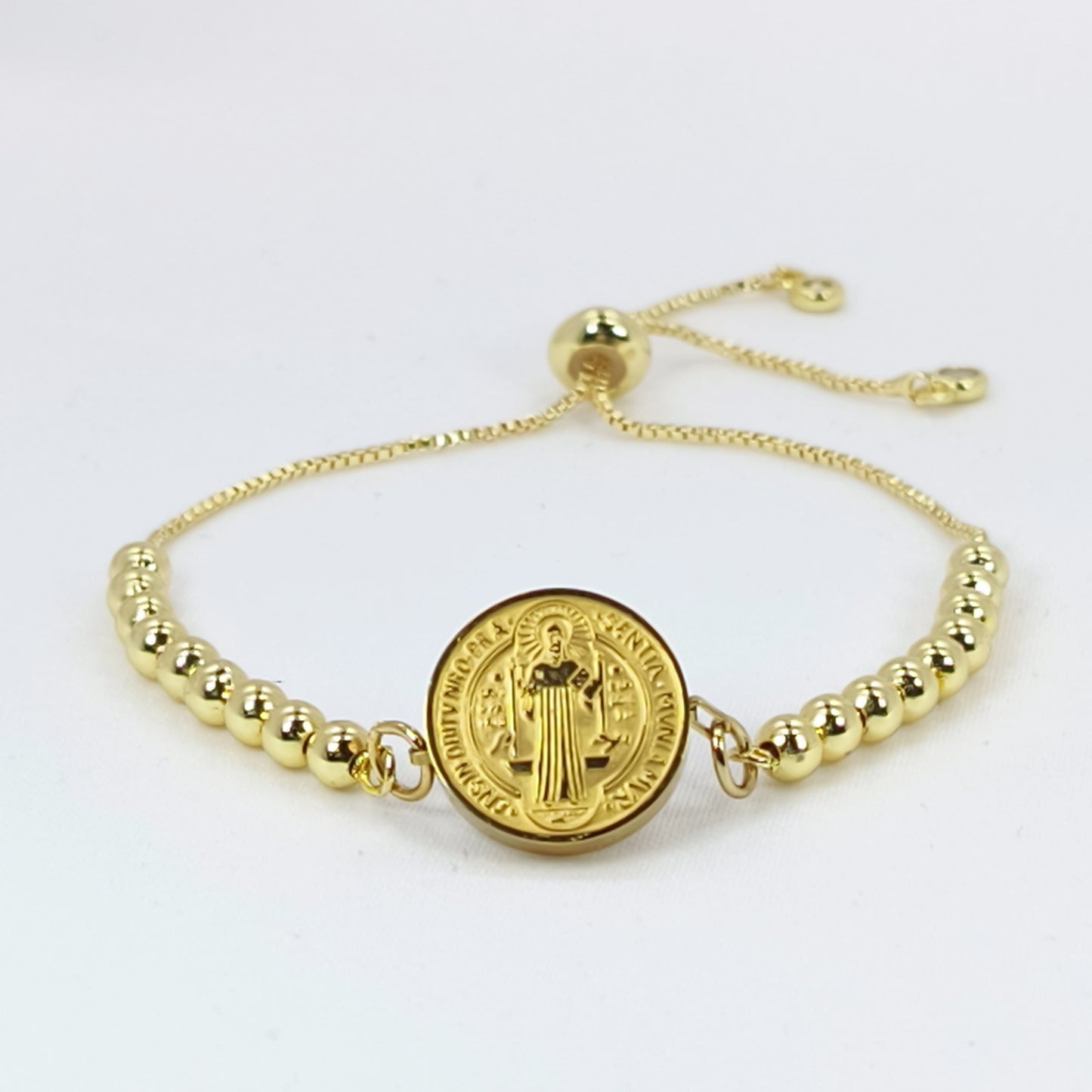 Combo De 2 Pulseras de Protección San Benito Para Parejas + caja de regalo GRATIS