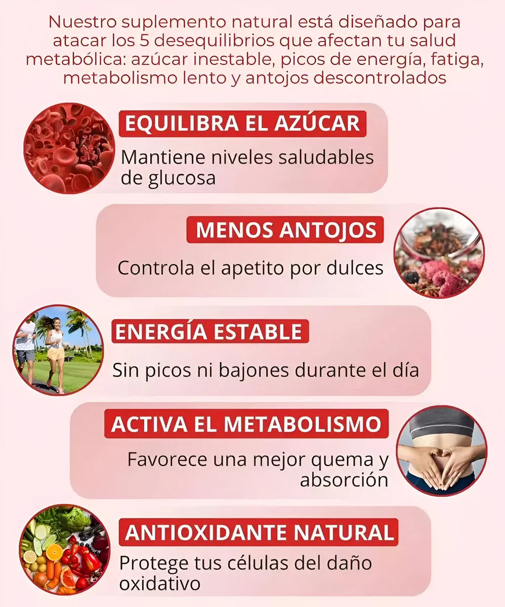 BLOOD SUGAR COMPLEX | Equilibra tu cuerpo y controla tu azúcar de forma natural