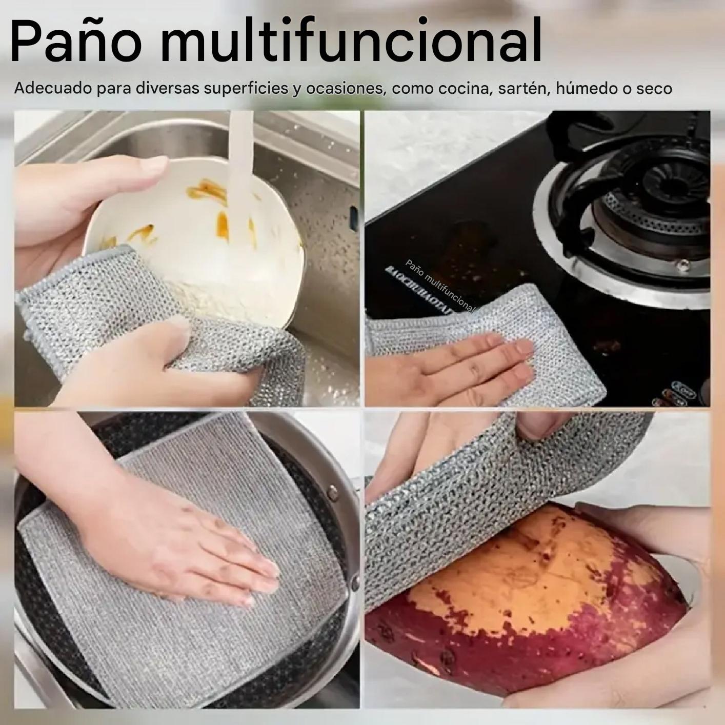 MetalClean – Paños Metálicos Multiusos Antirayones (Pack x10)