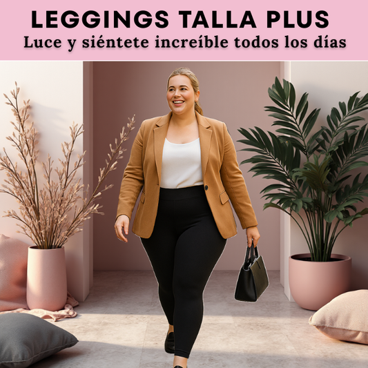 Leggings Talla Plus – Comodidad y Estilo en Cada Movimiento