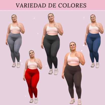 Leggings Talla Plus – Comodidad y Estilo en Cada Movimiento