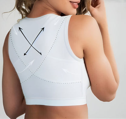 Brasier corrector de postura con realce sin varillas 2 x 1