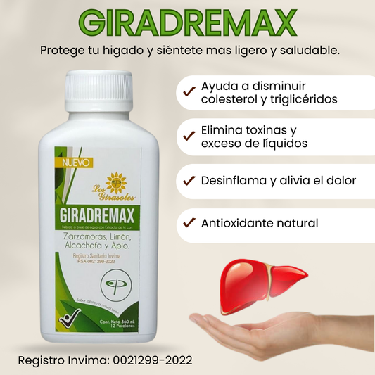 Giradremax – Protege tu hígado y siéntete más ligero y saludable